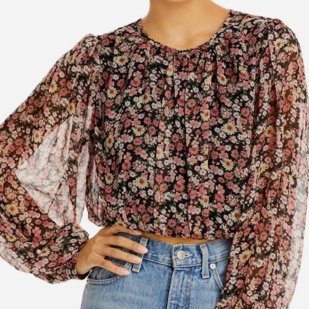 Bardot Annie Floral CropTop NWT XS